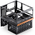  Корпус JONSBO N6 black, без БП, Mini-Tower, 2x120mm, 1xUSB-A 3.0 + 3.2, mATX, mITX 