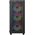  Корпус ID-Cooling Ware 300 ARGB Black mATX/win TG/ 4 fans/ Type C/ CPU 160mm/ GPU 320mm/ no PSU 