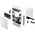  Корпус Fractal Design Ridge (FD-C-RID1N-12) без БП, 2x140mm, 2xUSB-A 3.2 + 1xUSB Type-C, SFX PSU Support, mITX White 