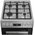  Кухонная плита Hotpoint HSG5F1HX серебристый 