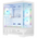  Корпус SAMA V43 White (V43-WHADA6X1-GL) без БП, Midi-Tower, TG, 6x120mm ARGB, 2xUSB 3.0 + 1xUSB 3.2 Type-C, ATX, mITX 