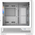  Корпус SAMA S41 White (S41-WHAMA4X1-GL) без БП, Midi-Tower, TG, 4x120mm ARGB, 2xUSB 3.0 + 1xUSB 3.2 Type-C, ATX, mITX 