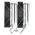  Кулер ID-COOLING Frozn A410 XE DK LGA1954/1851/1700/1200/115X/AM5/AM4 (TDP 230W, PWM, 4 тепл.трубки прямого контакта, Dual Fan 120mm, черный) 