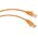  Патч-корд Cabeus PC-UTP-RJ45-Cat.5e-1m-OR неэкранированный, оранжевый 