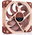  Кулер Noctua NF-A12x25 G2 LS-PWM (120x120x25mm, 4-pin PWM, 39.02CFM, 11.8dBA, 1100RPM, Beige/Brown) 