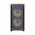  Корпус HSPD M336 (M336-TGBK-ARGB), без БП, Mesh Mini-tower, Black, TG, 0.45 SPCC, 2x140mm ARGB + 1x120mm mATX, mITX 160/340/184mm 2x2.5" 