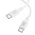 Кабель Borofone BX111 Type-C/Type-C White 