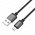  USB кабель BOROFONE BX87 Sharp MicroUSB, 2.4А, 1м, нейлон черный 