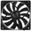  Кулер Scythe Kaze Flex II 120 Black (KFS1225FD12-P) (120x120x26mm, 4-pin PWM, 52.94CFM, 23.8dBA, 1200RPM) 