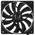  Кулер Scythe Kaze Flex II 120 Black (KFS1225FD20-P) (120x120x26mm, 4-pin PWM, 90.28CFM, 36.2dBA, 2000RPM) 