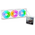  СВО Thermaltake TH360 V3 Ultra Snow (cl-w476-pl12sw-a), LCD, 4-pin, ARGB, 120мм, белый, retail 