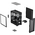  Корпус XASTRA A315M 4ARGB-FG Black (A315M-4FG12A) mATX/Mesh/ Screwless TG/ 4x120mm FG ARGB PWM fans 