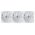  Комплект вентиляторов (3шт.) Lian Li Uni Fan TL Flex 120 Reverse Blade / 12RTL1F3W White (G9F.12RTL1F3W.R0) / 120x124x28мм (PWM, ARGB) 