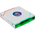  Комплект вентиляторов (3шт.) Lian Li Uni Fan TL LCD Flex 120 / G12TLLCD1F3W White (G9F.12TLLCD1F3W.R0) / 120x124x28мм (PWM, ARGB, 1900 об/мин) 
