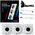  Комплект вентиляторов (3шт.) Lian Li Uni Fan TL LCD Flex 120 Reverse Blade / 12RTLLCD1F3W White (G9F.12RTLLCD1F3W.R0) / 120x124x28мм (PWM, ARGB) 