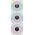  Комплект вентиляторов (3шт.) Lian Li Uni Fan TL LCD Flex 120 Reverse Blade / 12RTLLCD1F3W White (G9F.12RTLLCD1F3W.R0) / 120x124x28мм (PWM, ARGB) 
