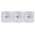  Комплект вентиляторов (3шт.) Lian Li Uni Fan TL Flex 120 / 12TL1F3W White (G9F.12TL1F3W.R0) / 120x124x28мм (PWM, ARGB, 2600 об/мин, 33dBa) 