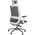  Кресло Situp Madrid 700937 серый сиденье серый сетка/ткань с подголов. крестов.5-луч. пластик белый 