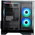  Корпус Eurocase M2751 черный, без БП, mATX, боковая и фронтальная панель из закалённого стекла, USB 3.0, USB Type-C 