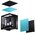  Корпус JONSBO D34 Black, mini-ITX, mATX, черный 