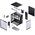  Корпус JONSBO D34 Black, mini-ITX, mATX, черный 
