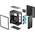  Корпус DeepCool CG580 Mesh 2F (r-cg580mesh-bkapa2-g), ATX, без БП, черный 