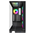  Корпус HSPD F550 (F550-TGBK-ARGB), без БП, Mid Tower, Black, TG, 0.7 SPCC, 4x120mm ARGB ATX, mITX 185/420/200mm 3x2.5" 