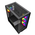  Корпус HSPD F550 (F550-TGBK-ARGB), без БП, Mid Tower, Black, TG, 0.7 SPCC, 4x120mm ARGB ATX, mITX 185/420/200mm 3x2.5" 