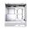  Корпус HSPD F560 (F560-TGWH), без БП, Mid Tower, White, TG, 0.6 SPCC, no fans ATX, mITX 165/410/180mm 2x2.5" 