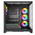  Корпус HSPD F550 (F550-TGBK-ARGB), без БП, Mid Tower, Black, TG, 0.7 SPCC, 4x120mm ARGB ATX, mITX 185/420/200mm 3x2.5" 