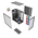  Корпус HSPD F550 (F550-TGBK-ARGB), без БП, Mid Tower, Black, TG, 0.7 SPCC, 4x120mm ARGB ATX, mITX 185/420/200mm 3x2.5" 