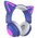  Наушники QUMO Party Cat mini ВТ 0050 синий/фолетовый (34913) 