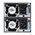  Блок питания ExeGate с резервированием 2U Redundant 2x550W EX292321RUS Industrial-RTS550 APFC, КПД 94 (80 Plus Platinum), 4 cm fan, 24pin, 2x(4+4) 