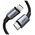  Кабель UGreen US304 (60759) USB-C to Lightning M/M Cable Aluminum Shell Braided 1 м черный 