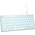  Клавиатура A4Tech Fstyler FX61 белый USB slim LED (FX61 White) 