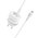  СЗУ Borofone BA25A 5V/2.1A 2USB Outstanding + micro cable, white 