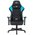  Кресло игровое A4Tech X7 GG-1100 черный/голубой текстиль/эко.кожа крестов. пластик 