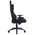  Кресло игровое Cactus CS-CHR-0099BL черный с подголов. 