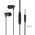  УЦ Наушники Borofone BM25 Sound edge universal earphones with mic, black (ПУ) 