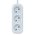  Удлинитель без заземления Perfeo Ru Power, 3,0м, 3 розетки, белый (Р16-012) 