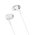  Наушники Borofone BM36 Acura Universal earphones with mic, white 