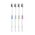  Набор зубных щеток Xiaomi Doctor B Bass Method Toothbrush (4 шт.) (NUN4006RT) 