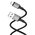  Дата-кабель BOROFONE BX83 Famous silicone charging micro 1м (черный) 
