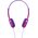  Наушники накладные Hama Kids 1.2м фиолетовый/розовый 