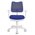  Кресло детское Бюрократ CH-W797/BL/TW-10 спинка сетка синий сиденье синий TW-10 колеса белый/синий (пластик белый) 