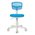  Кресло детское Бюрократ CH-W299/LB/TW-55 спинка сетка голубой TW-31 TW-55 (пластик белый) 