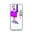  Накладка силиконовая с поп сокетом для Samsung Galaxy A30 (2019) с рисунком "Девушка с фиолетовой сумкой", белый 