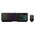  Клавиатура + мышь A4 Bloody Q1300 (Q135 Neon + Q50) клав:черный/красный мышь:черный/красный USB Multimedia LED 