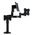  Кронштейн для мониторов ЖК Kromax OFFICE-3 серый 15"-32" макс.12кг настольный поворот и наклон 