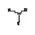  Кронштейн для мониторов ЖК Kromax OFFICE-3 серый 15"-32" макс.12кг настольный поворот и наклон 